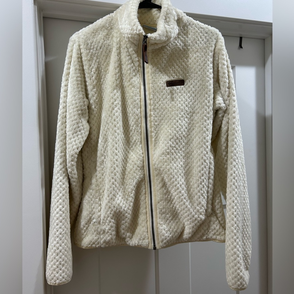 Fluffy Columbia jacket